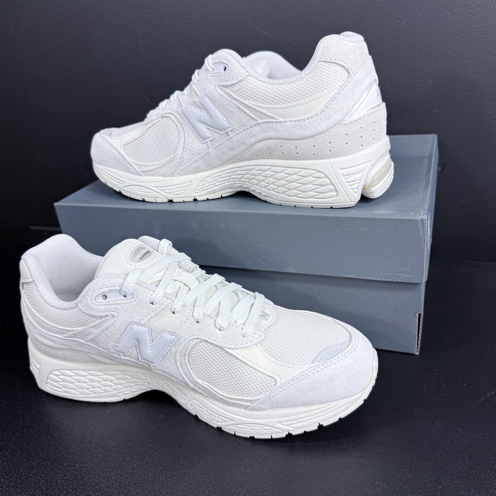 New Balance 2002R Men's Size 8 Womens 9.5 Shoes White Grey Sneakers U20025PO - Picture 4 of 14